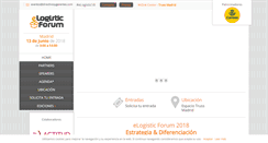 Desktop Screenshot of elogisticforum.com